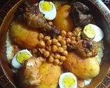 A picture of step 7 of Barbousha Biskria (Algerian Couscous).