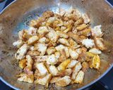 A picture of step 3 of Bread upama.