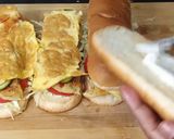 A picture of step 12 of Anday Wala burger.