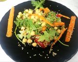Foto del paso 7 de la receta: Ensalada de Rúcula, Garbanzos y Semillas. Rica en Omega 3!