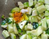 A picture of step 3 of Galaka(Nenua) kadhi.