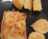 A picture of step 3 of Jammy bread fritters and pineapple 🍍 and banana 🍌 fritters.
