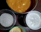 A picture of step 1 of Totapuri Mango Custard.