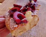 Foto del paso 23 de la receta: Trenza de brioche hojaldrado con crema y cerezas