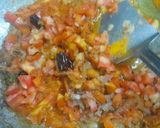 A picture of step 4 of Bhindi do pyaza.