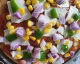 A picture of step 8 of No Yeast Pizza (Party style).