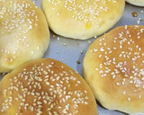 Foto langkah ke 10 dari resep Roti Bun Burger Homemade Vegan (Tanpa Telur dan Susu).