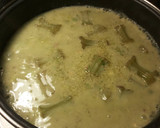 Foto del paso 16 de la receta: Almejas con cardos y patatas en crema verde y almendras
