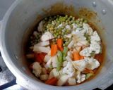 A picture of step 3 of Vegetable Biryani.