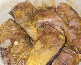 A picture of step 1 of Fried Fish Steaks#AuthorMarathon#4weekschallenge.