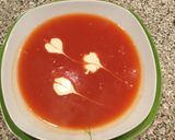 Foto del paso 10 de la receta: Crema de tomates decorada paso a paso