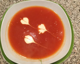 Foto del paso 10 de la receta: Crema de tomates decorada paso a paso