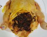 عکس مرحله 3 از دستور مرغ شکم پر