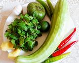 Hình bước làm 2 của món MỰC nang hấp hành gừng