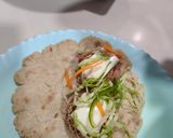 A picture of step 5 of Amaranth/Rajgira Wrap.