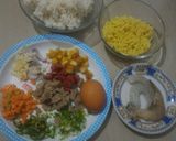 Foto langkah ke 1 dari resep Omurice (nasgor bungkus telor).