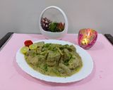 A picture of step 4 of Chicken afgani.