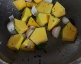 A picture of step 4 of Idli Kulfi with Pumpkin Sambhar Platter.