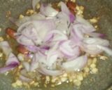 A picture of step 5 of Dragon chicken.