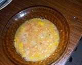 A picture of step 1 of Brown Rice and Egg sauce.