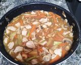 Foto del paso 7 de la receta: Solomillo de pavo con almendras, estilo chino
