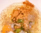 A picture of step 5 of Circled fried yam wit egg.