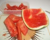 Foto del paso 1 de la receta Helado de sandía Thermomix