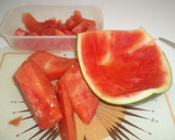 Foto del paso 1 de la receta: Helado de sandía Thermomix