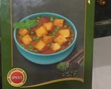 A picture of step 4 of Butter Rice in veggie minty gravy.