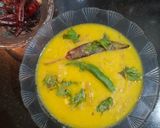 A picture of step 4 of Banana Stem Dalcha.