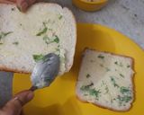 A picture of step 2 of Garlic Herb Toast.