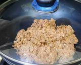 A picture of step 3 of Dum ka qeema.