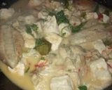 Foto langkah ke 8 dari resep Ikan Pari Asap Masak Santan.