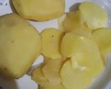A picture of step 1 of Bhajiyas.