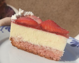 Foto del paso 6 de la receta: Tarta de queso y fresas con forma de corazón San Valentín ❤️