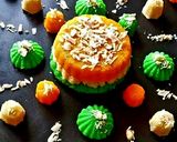 A picture of step 7 of Tiranga Rava Sheera - Tricolor Sooji Halwa.