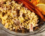Foto del paso 8 de la receta: 🍳Huevos revueltos c/ lomito ahumado 5 especias -Paprika, cúrcuma, pimienta, coriandro y fenogreco🍳
