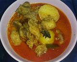 Foto langkah ke 3 dari resep Gulai cancang daging sapi.