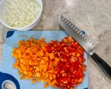 A picture of step 2 of Hamburger Soup.