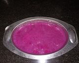 A picture of step 3 of Dragonfruit Granita.