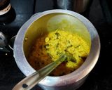 A picture of step 5 of Dal Khichdi.