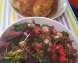 Pas rețetă Pui la cuptor cu salată mixtă 1 fotografie
