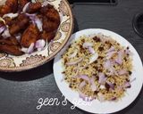 A picture of step 3 of Fried Fish Masala Rice.