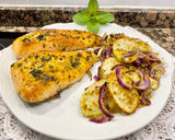 Foto del paso 5 de la receta: Salmón con patatas en freidora de aire