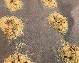 A picture of step 3 of Delectable Parmesan crisps.