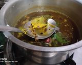 A picture of step 2 of Green Tea Turmeric kadha.