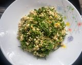 รูปขั้นตอนการทำที่ 2 ของ ผัดชะอมเต้าหู้ plant based