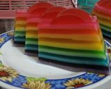 Foto langkah ke 5 dari resep Agar agar rainbow.