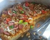 Foto langkah ke 4 dari resep Pizza Favorit (di rumah 😂😄).