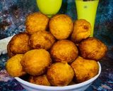 A picture of step 5 of Puff puff.